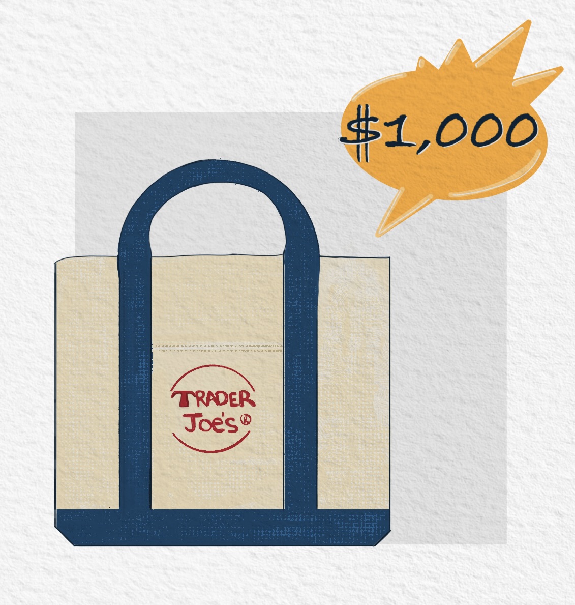 The Trader Joe's tote has achieved international notoriety.