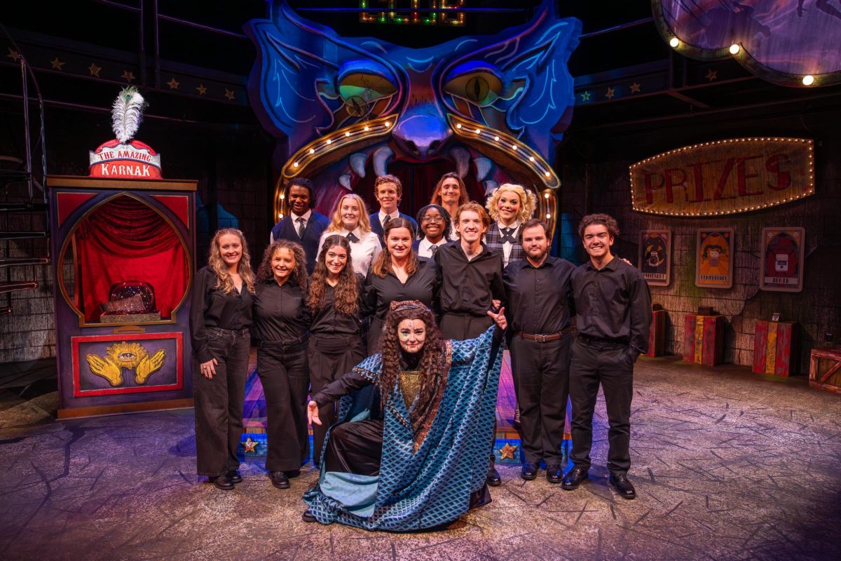 The Clemson Players, pictured here, after their production of the musical "Ride the Cyclone".