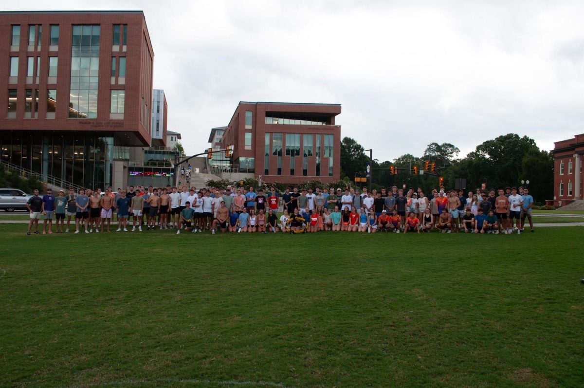 Clemson Roundnet aims to foster a sense of community among students by playing spikeball on Bowman Field.