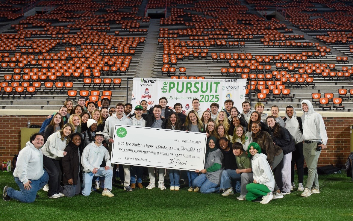 The Pursuit is an annual two-day event including a trivia night and an on-campus scavenger hunt that raises money for the Students Helping Students Fund.