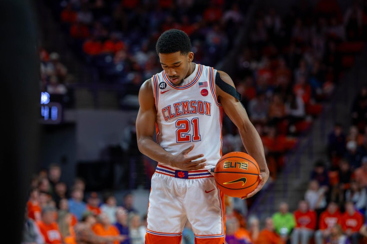 Ace Buckner prepares to lace a free throw against Boston College. 