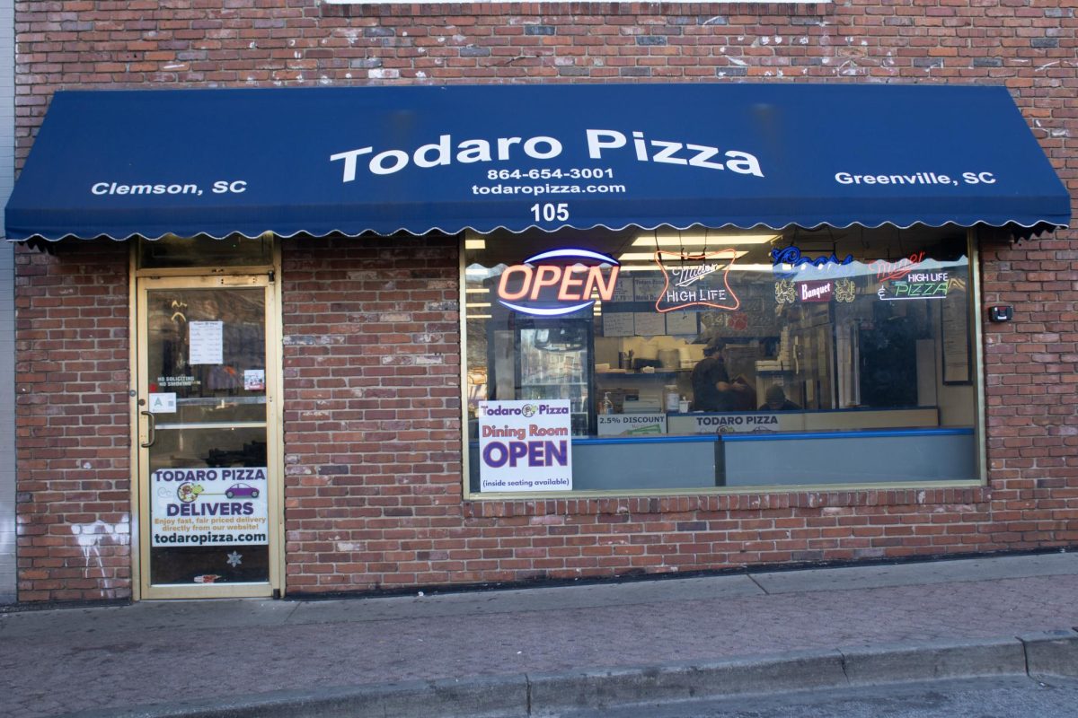 Todaro Pizza is the home of a New Jersey native who wanted to bring good pizza to Clemson in the 2000s.