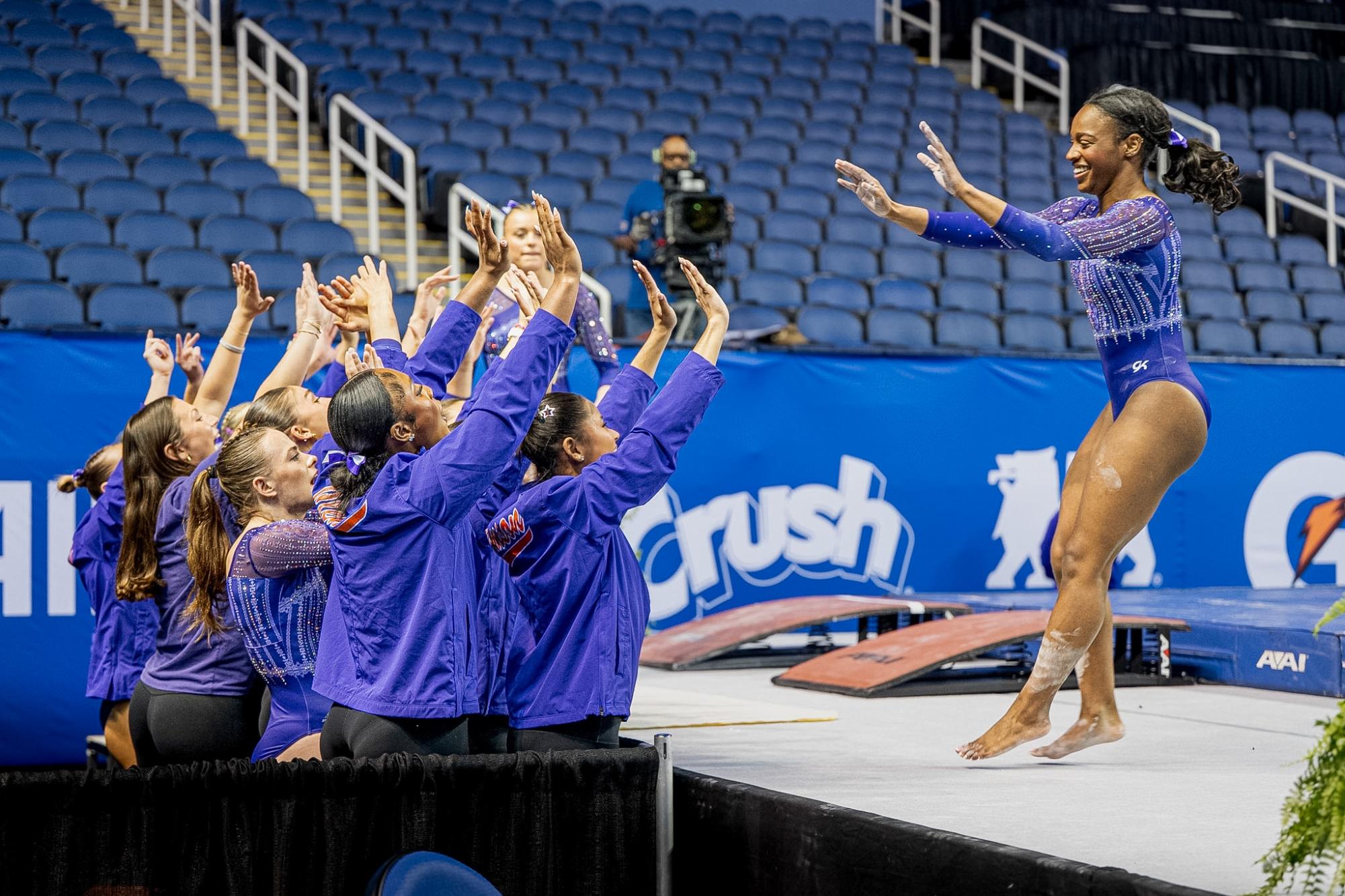 Gallery: Clemson gymnastics defeats Stanford in ACC Championship