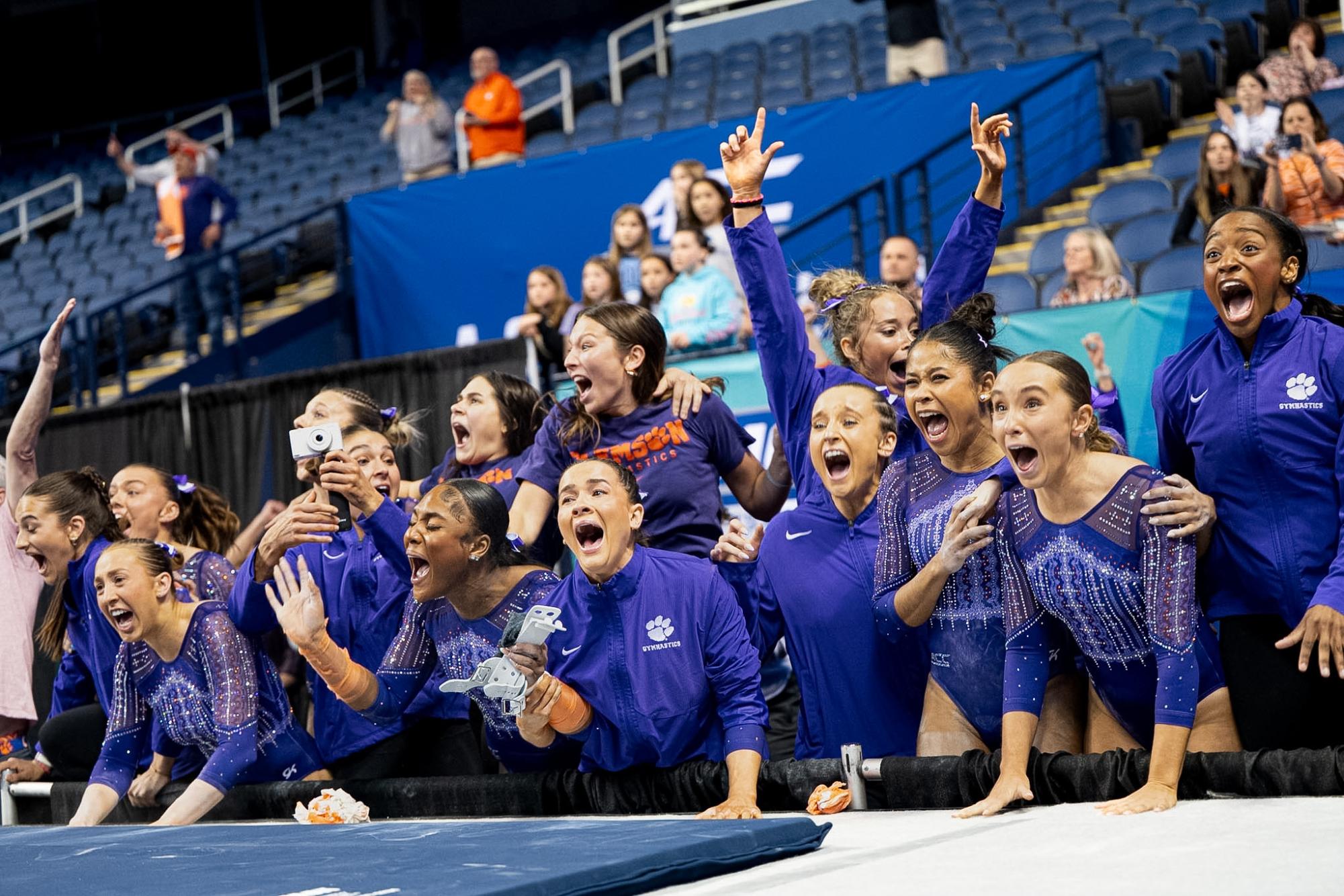 Gallery: Clemson gymnastics defeats Stanford in ACC Championship