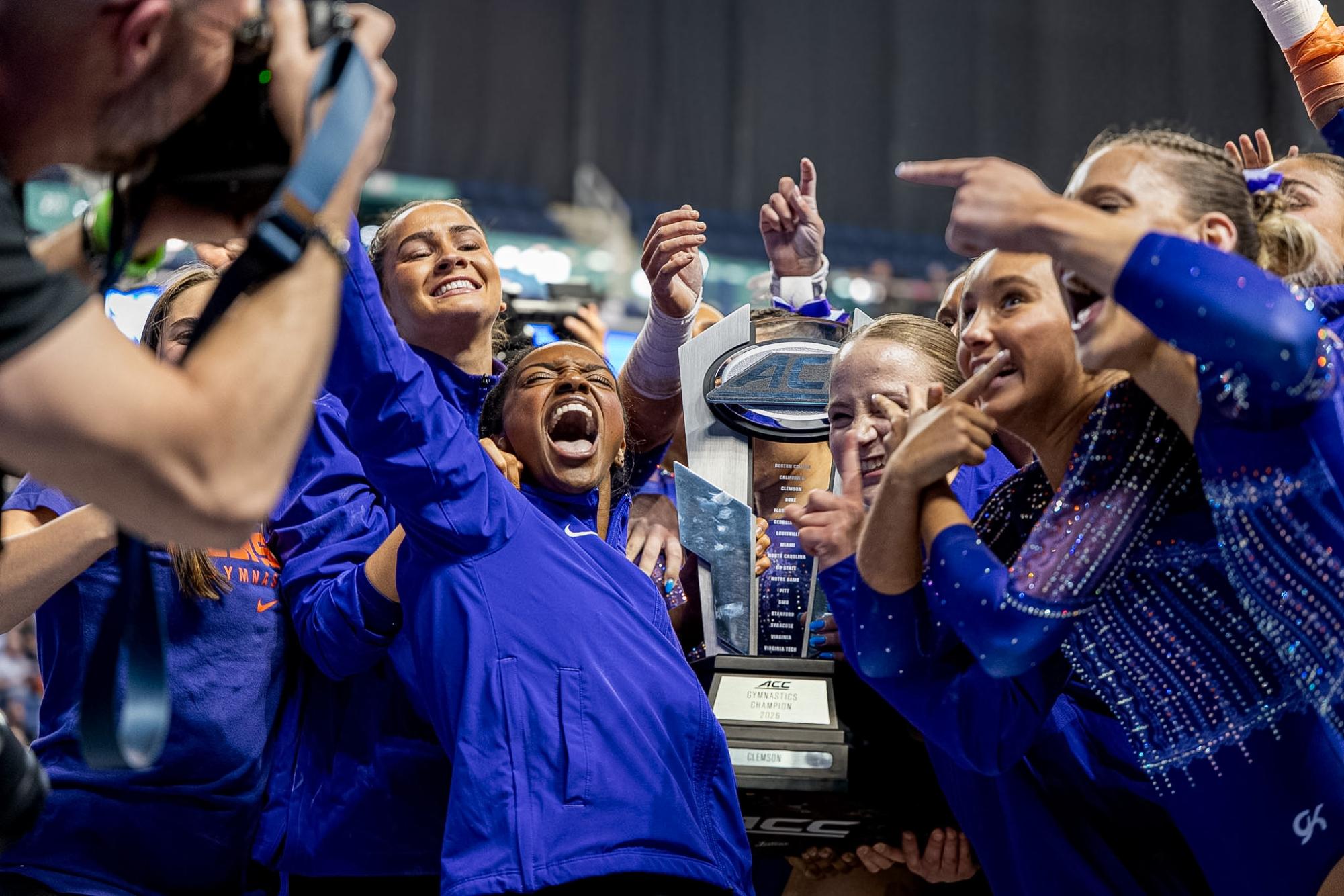Gallery: Clemson gymnastics defeats Stanford in ACC Championship