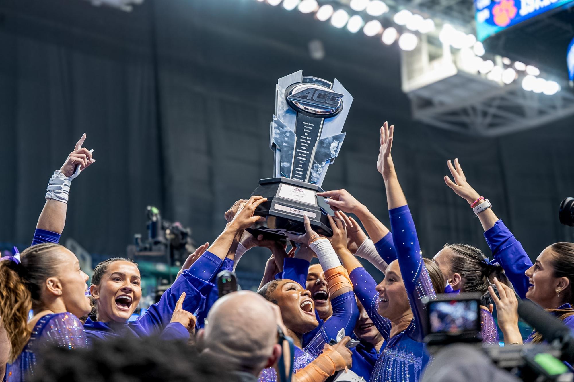 Gallery: Clemson gymnastics defeats Stanford in ACC Championship