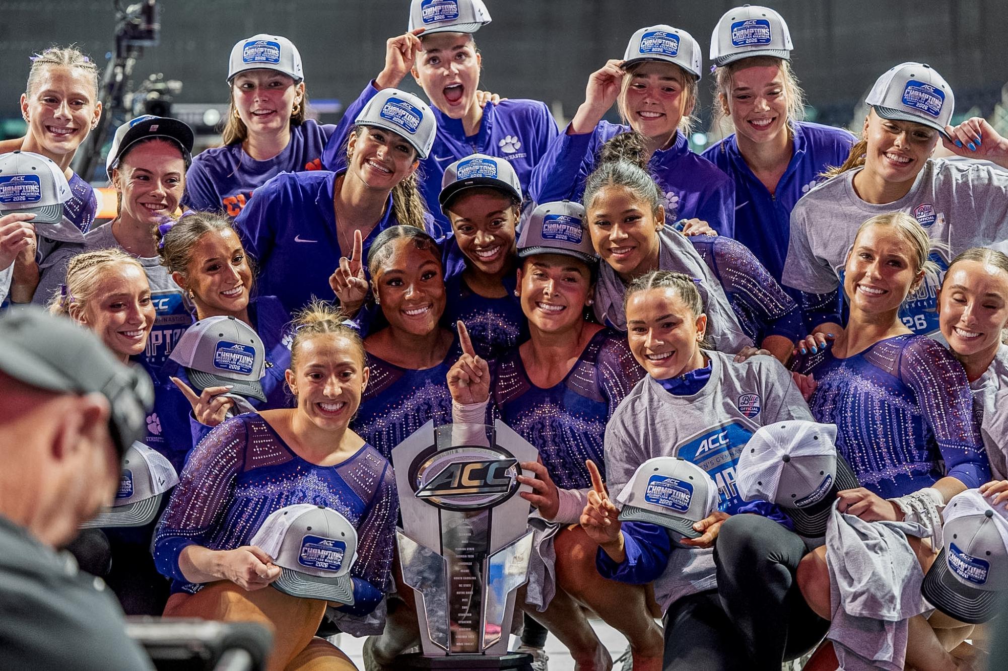 Gallery: Clemson gymnastics defeats Stanford in ACC Championship