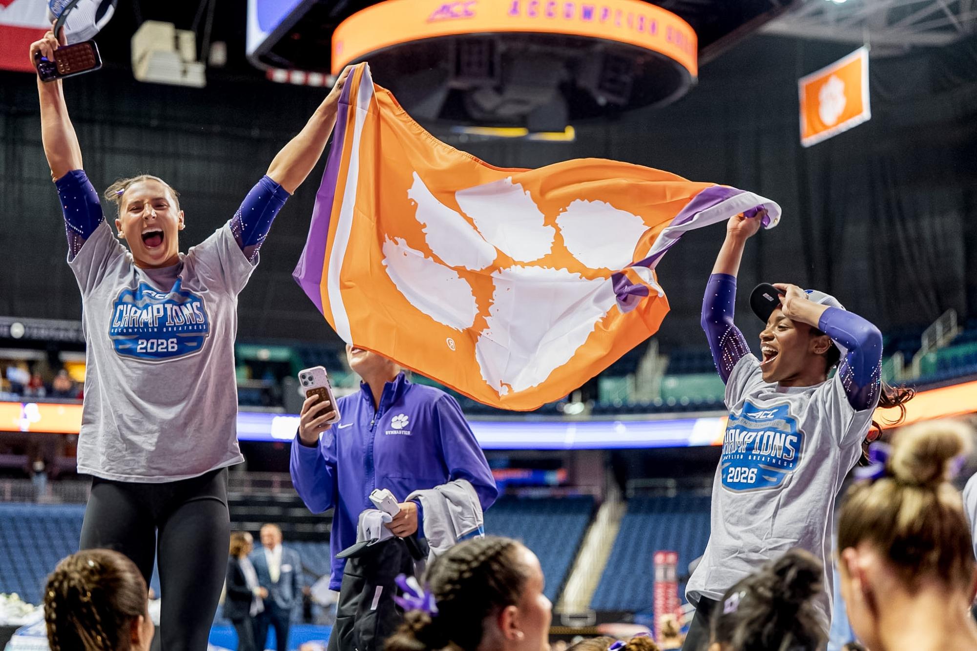 Gallery: Clemson gymnastics defeats Stanford in ACC Championship