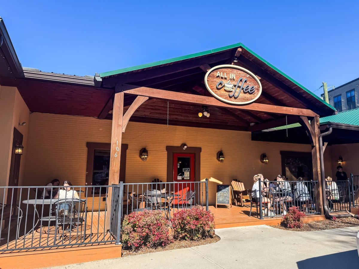 All In Coffee offers students a quiet space to work and multiple different drinks.