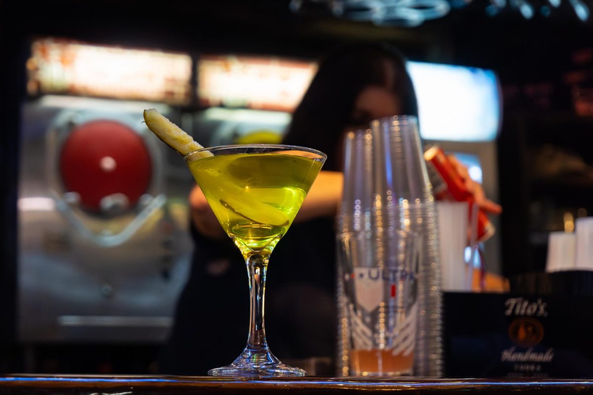 Tiger Town Tavern's iconic Pickletini continues to be a staple in downtown Clemson.