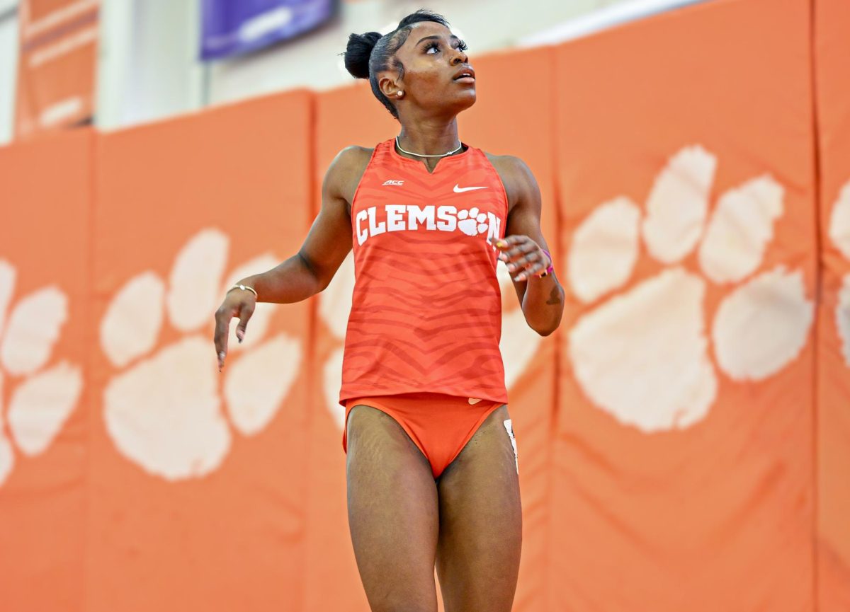 McKenzie Calloway checks her time after a lung-busting sprint.