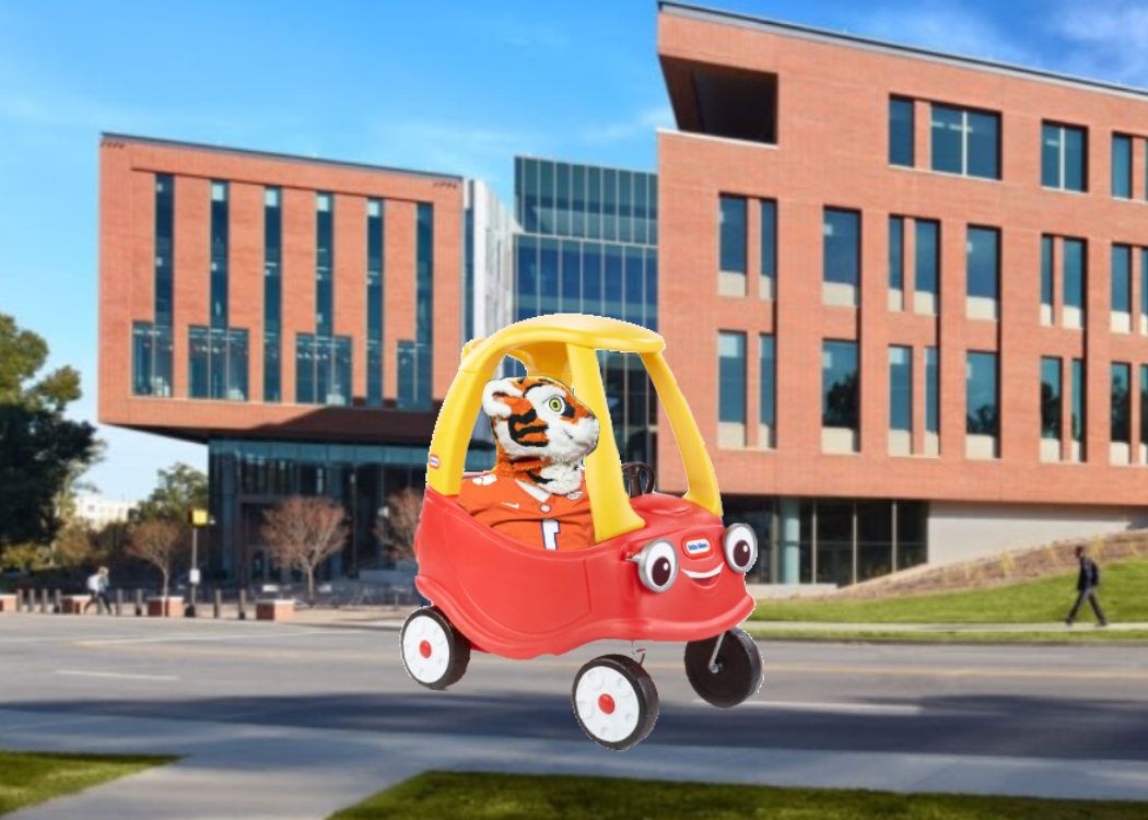 Giving students their own toy cars would be the best way to fix the parking issue.